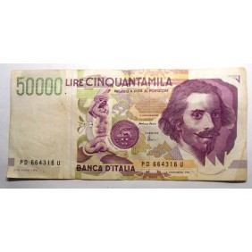 50.000 Lire Bernini 2° Tipo...