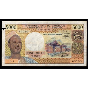 CAMEROUN 5000 Francs 1974