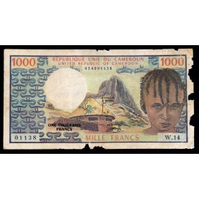 CAMEROUN 1000 Francs 1974