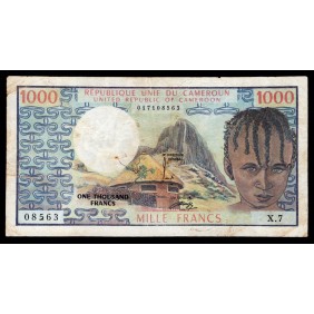 CAMEROUN 1000 Francs 1974