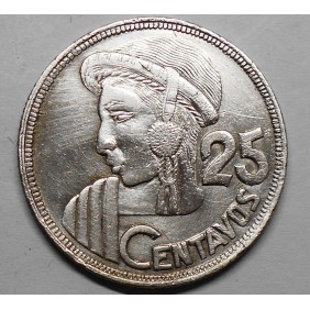 GUATEMALA 25 Centavos 1959 AG