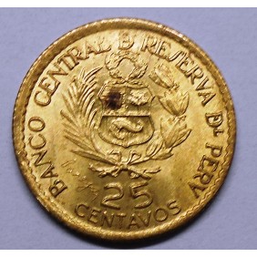 PERU 25 Centavos 1965 400...