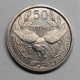 NEW CALEDONIA 50 Centimes 1949