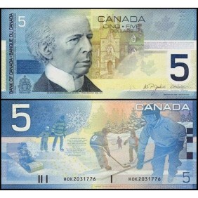 CANADA 5 Dollars 2002/2005