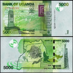 UGANDA 5000 Shillings 2021