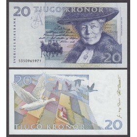 SWEDEN 20 Kronor 1995