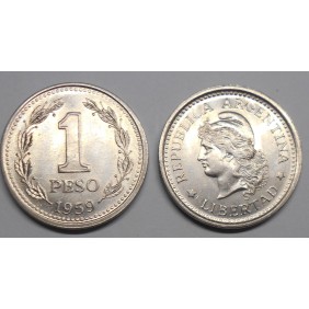 ARGENTINA 1 Peso 1959