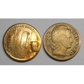 ARGENTINA 10 Centavos 1946