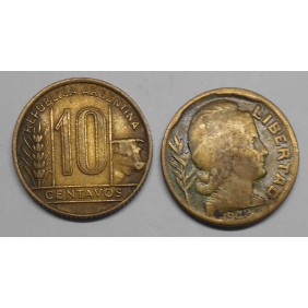 ARGENTINA 10 Centavos 1948