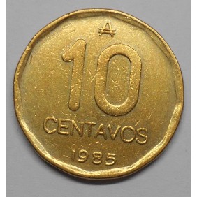 ARGENTINA 10 Centavos 1985