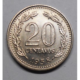 ARGENTINA 20 Centavos 1958