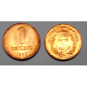 ARGENTINA 1 Centavo 1993 KM...