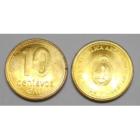 ARGENTINA 10 Centavos 2011