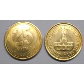 ARGENTINA 25 Centavos 2009