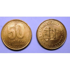 ARGENTINA 50 Centavos 2009