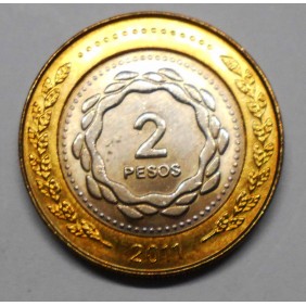 ARGENTINA 2 Pesos 2011...