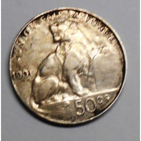BELGIUM 50 Centimes 1901...