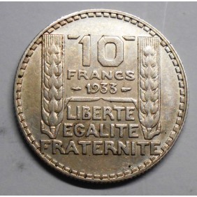 FRANCE 10 Francs 1933 AG Turin