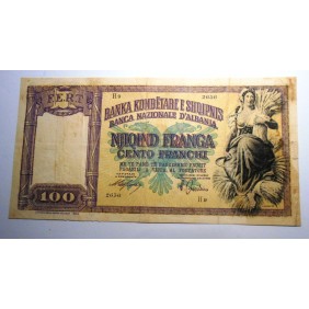 ALBANIA 100 Franchi 1940