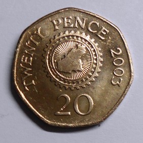 GUERNSEY 20 Pence 2003...