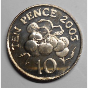 GUERNSEY 10 Pence 2003...