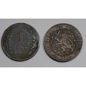 NETHERLANDS 1 Cent 1898
