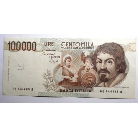 100.000 Lire Caravaggio 1°...