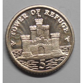 ISLE OF MAN 5 Pence 2010 AA...