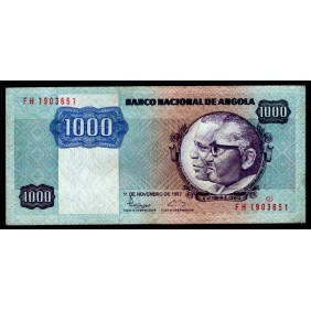 ANGOLA 1000 Kwanzas 1987