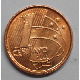 BRAZIL 1 Centavo 2001