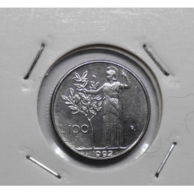 100 Lire 1992 Rovescio 120° dx