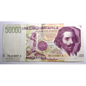 50.000 Lire Bernini 2° Tipo...