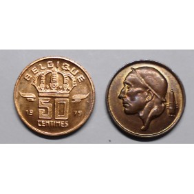 BELGIUM 50 Centimes 1979...