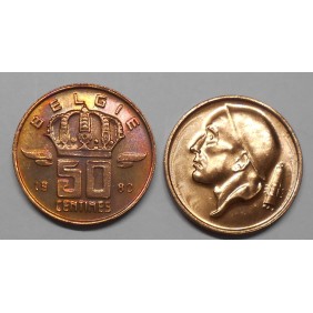 BELGIUM 50 Centimes 1980...