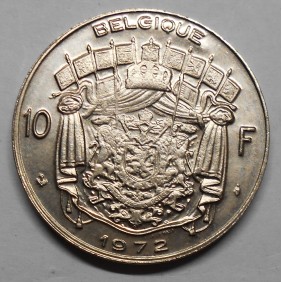 BELGIUM 10 Francs 1972...