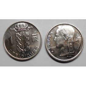 BELGIUM 1 Franc 1979 Belgique