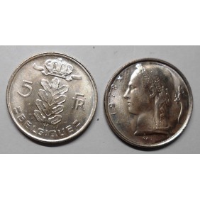 BELGIUM 5 Francs 1978 Belgique