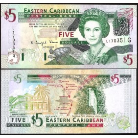 GRENADA (E.C.S.) 5 Dollars...