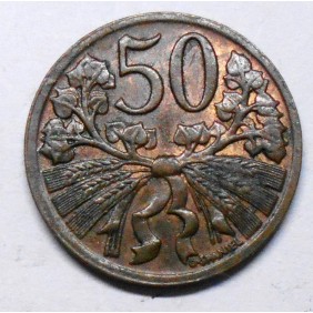 CZECHOSLOVAKIA 50 Haleru 1950