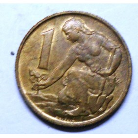 CZECHOSLOVAKIA 1 Koruna 1960