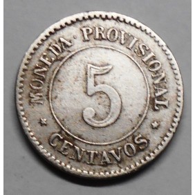 PERU 5 Centavos 1880