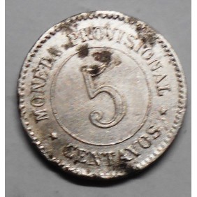 PERU 5 Centavos 1880