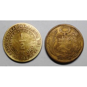PERU 1/2 Sol 1944