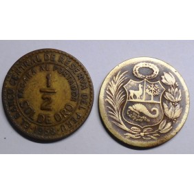 PERU 1/2 Sol 1958