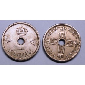 NORWAY 50 Ore 1946