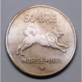 NORWAY 50 Ore 1971