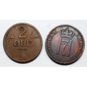 NORWAY 2 Ore 1933
