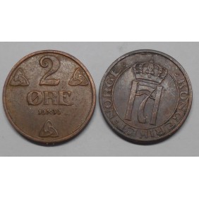 NORWAY 2 Ore 1939