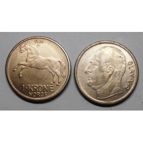NORWAY 1 Krone 1966