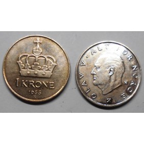 NORWAY 1 Krone 1988